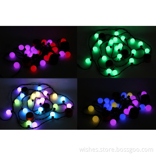 Smart string speaker-lights